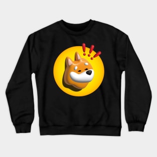 BONK - Cryptocurrency Meme Coin Logo | Dog Coin Solana Crewneck Sweatshirt